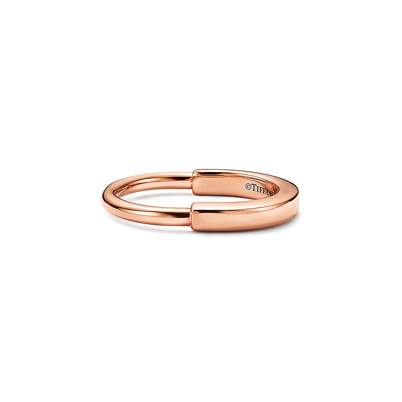 Tiffany & Co. Lock Ring in Rose Gold