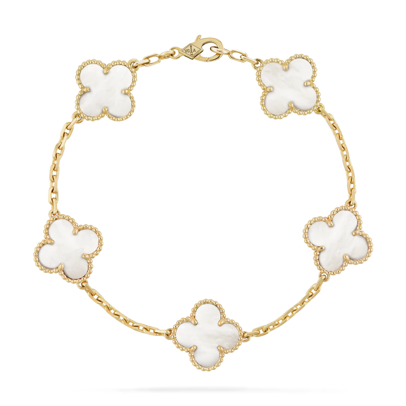 Van Cleef & Arpels Vintage Alhambra bracelet, 5 motifs