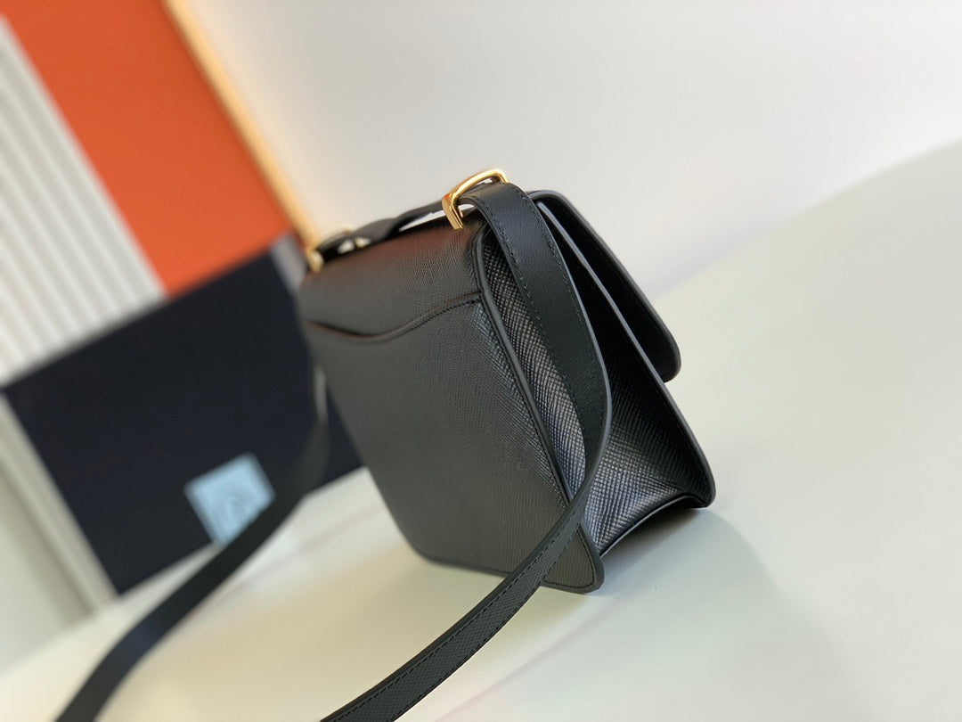Prada Saffiano Leather Shoulder Bag