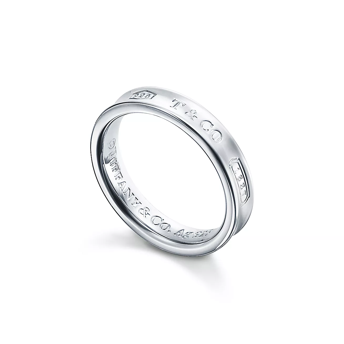 Tiffany & Co. 1837 Ring in Silver, Narrow