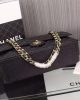 Chanel Classic Maxi Handbag Grained Calfskin & Gold Metal A01115