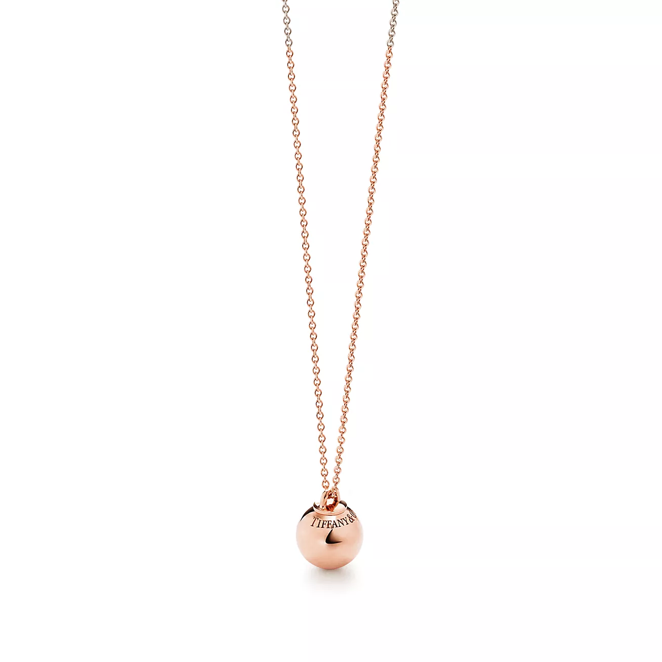 Tiffany & Co. HardWear Ball Pendant in Rose Gold, 12.75 mm
