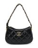Chanel Aged Calfskin Quilted Small 19 Hobo Black