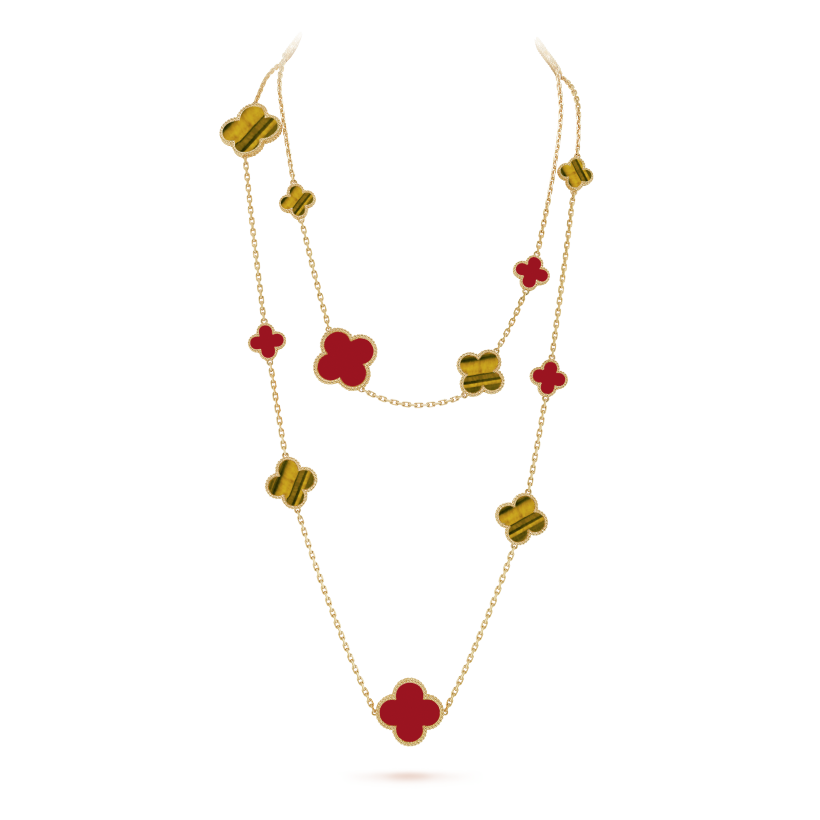Van Cleef & Arpels Magic Alhambra long necklace, 16 motifs