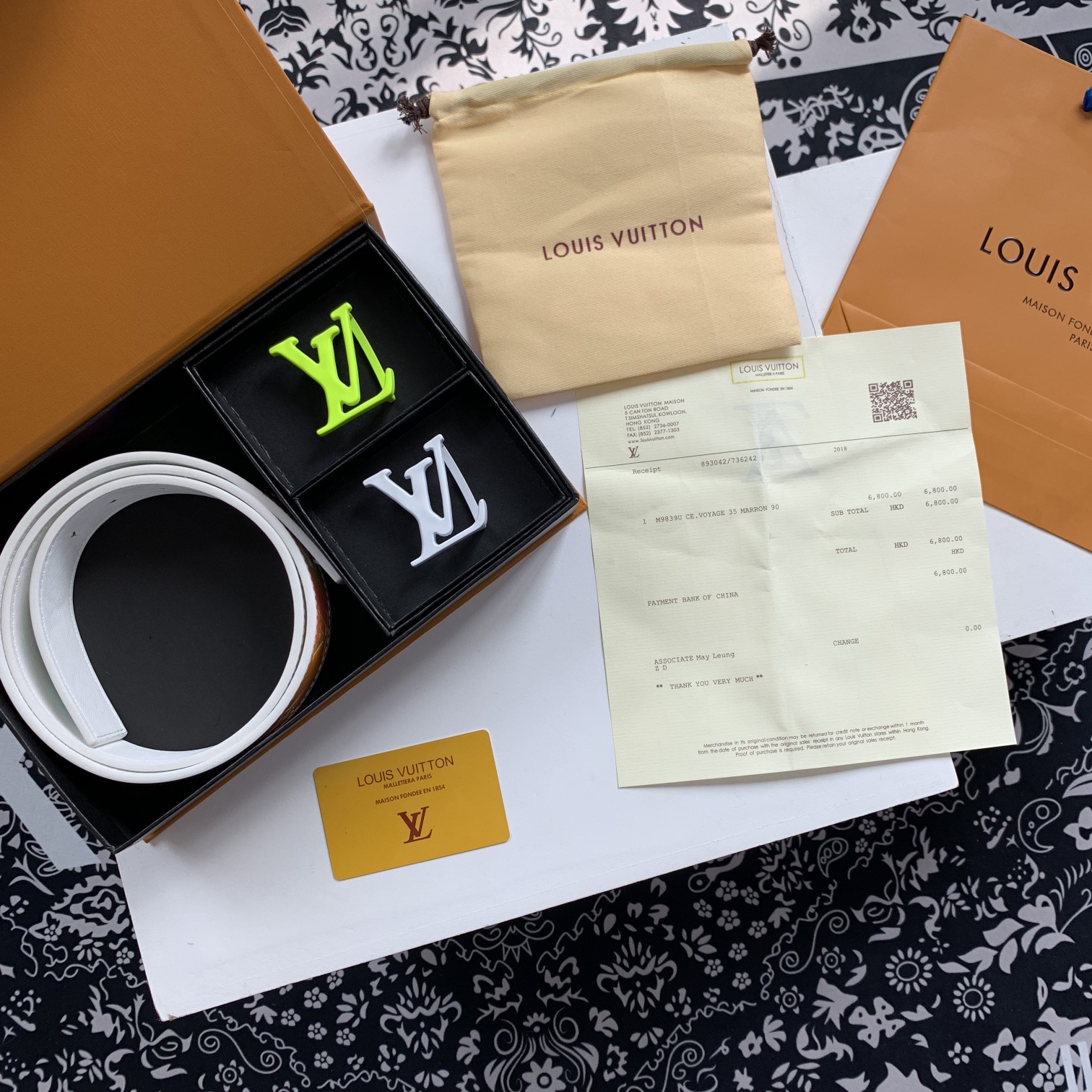 Louis Vuitton Shape Belt