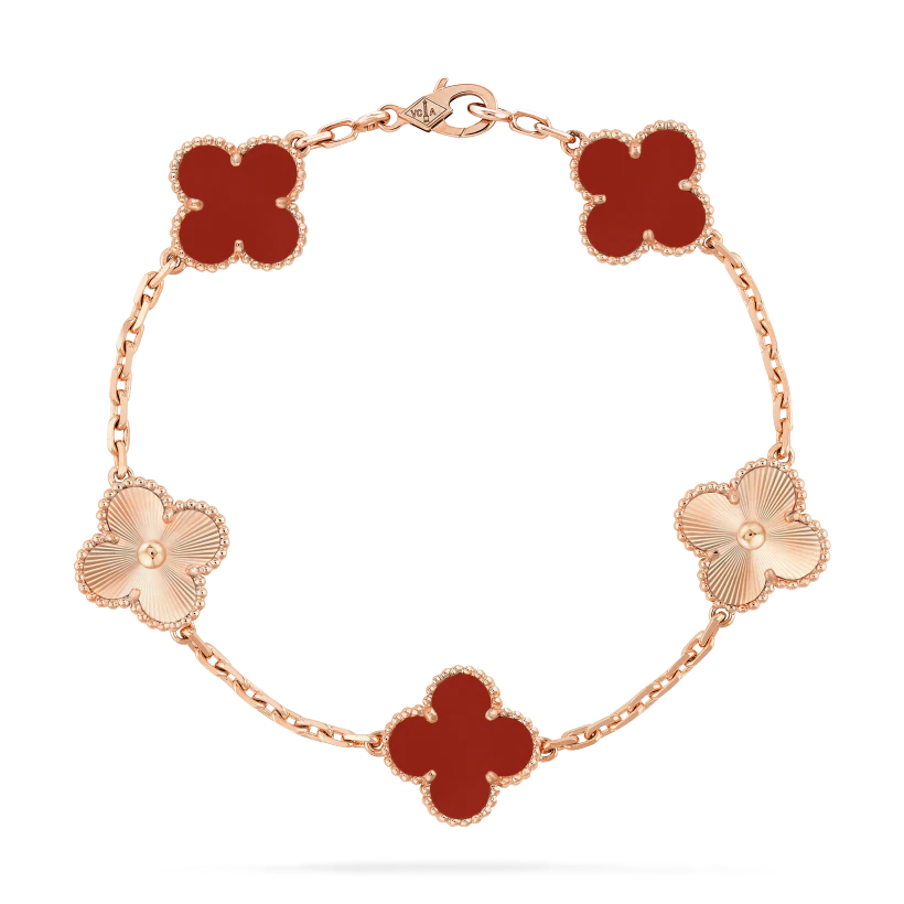 Van Cleef & Arpels Vintage Alhambra bracelet, 5 motifs