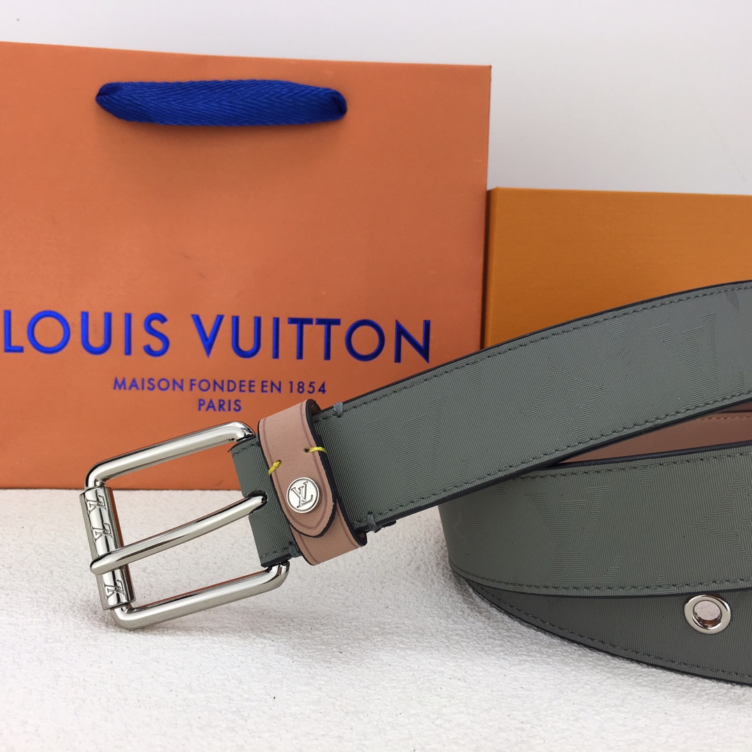Louis Vuitton Monogram Titanium Belt