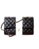 Chanel Classic Handbag Lambskin & Gold Metal A01112