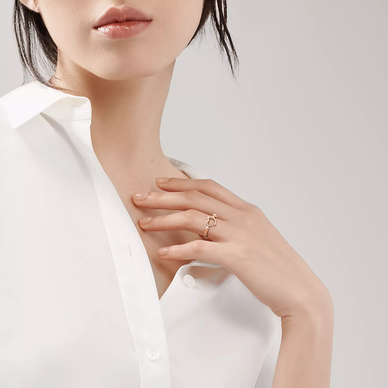 Tiffany & Co. Elsa Peretti Open Heart Ring