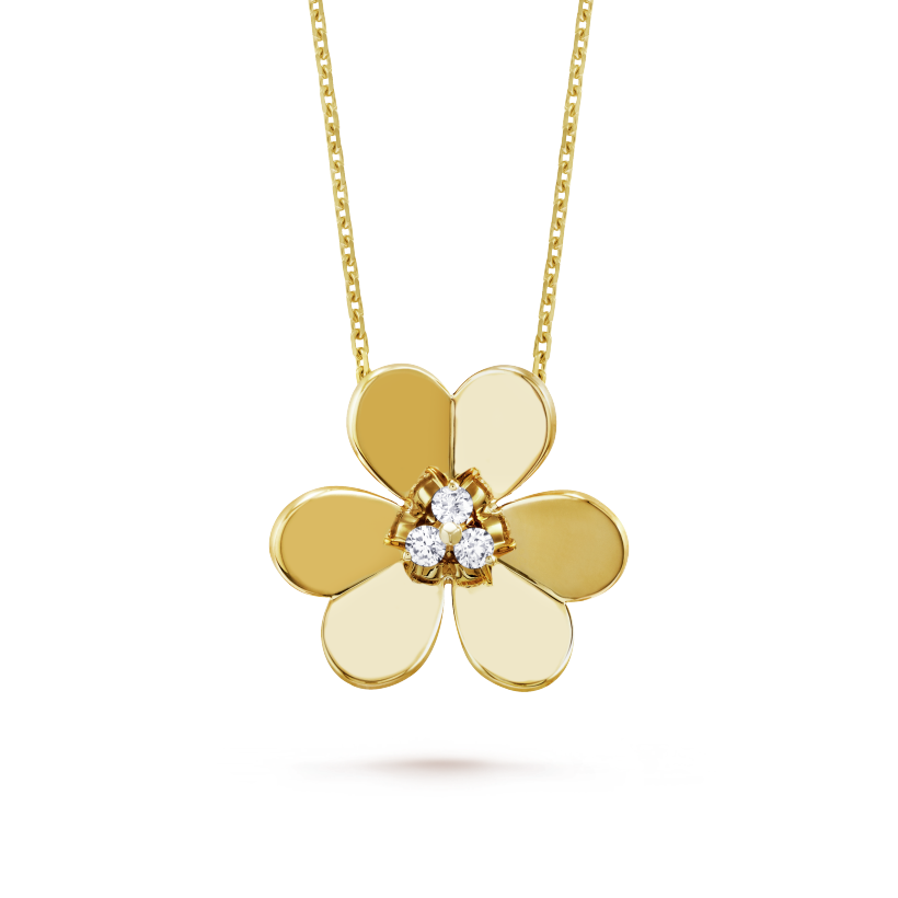Van Cleef & Arpels Frivole clip pendant, very large model