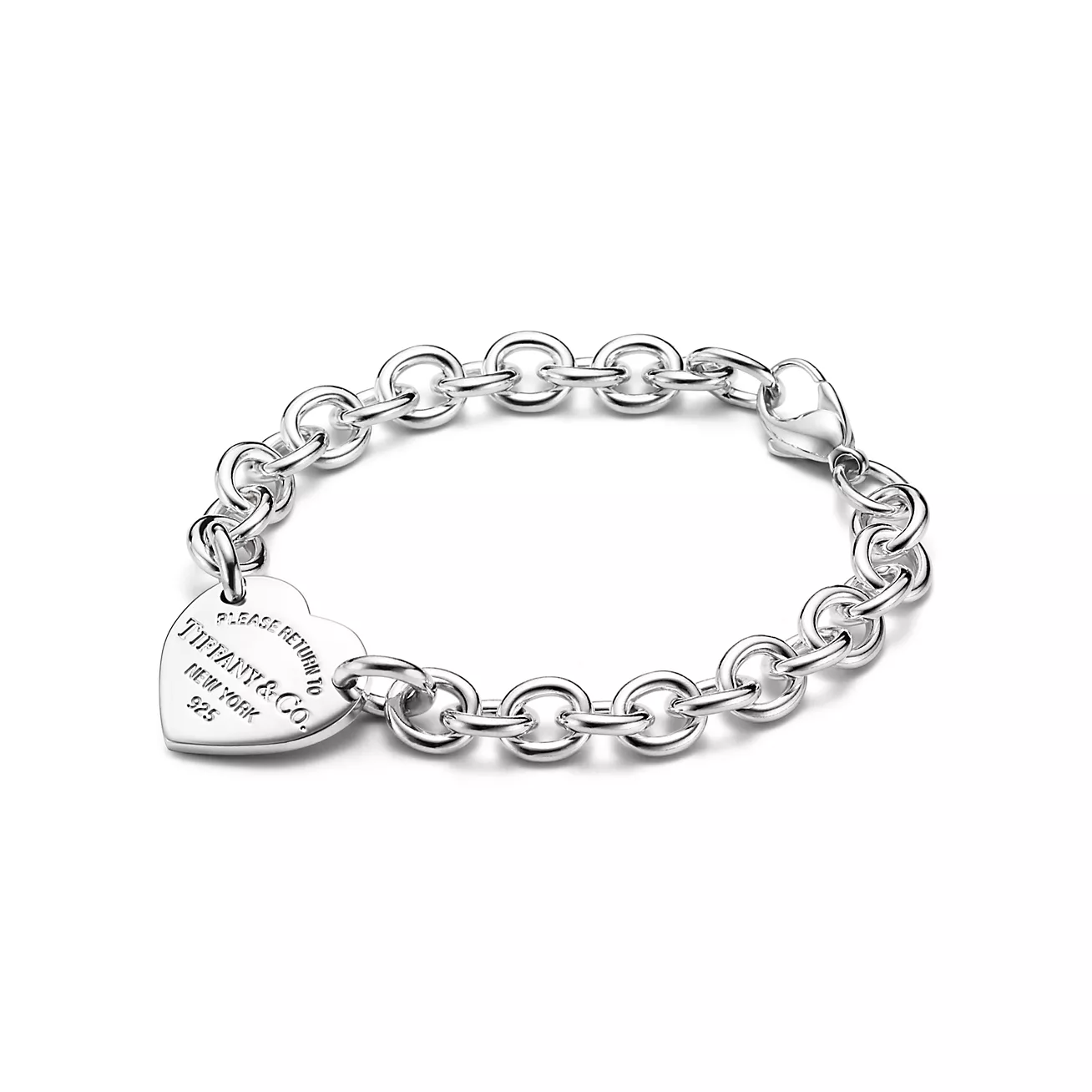 Tiffany & Co. Return to  Heart Tag Bracelet in Silver