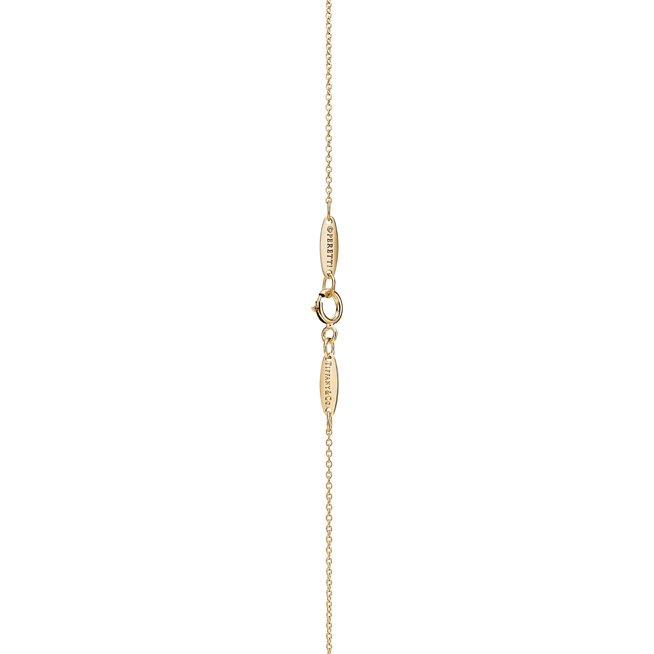Tiffany & Co. Elsa Peretti Open Heart Pendant in Yellow Gold, 7 mm