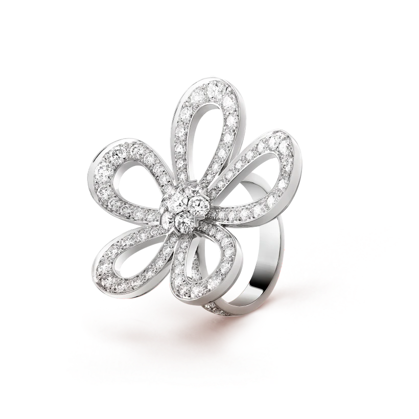 Van Cleef & Arpels Flowerlace ring