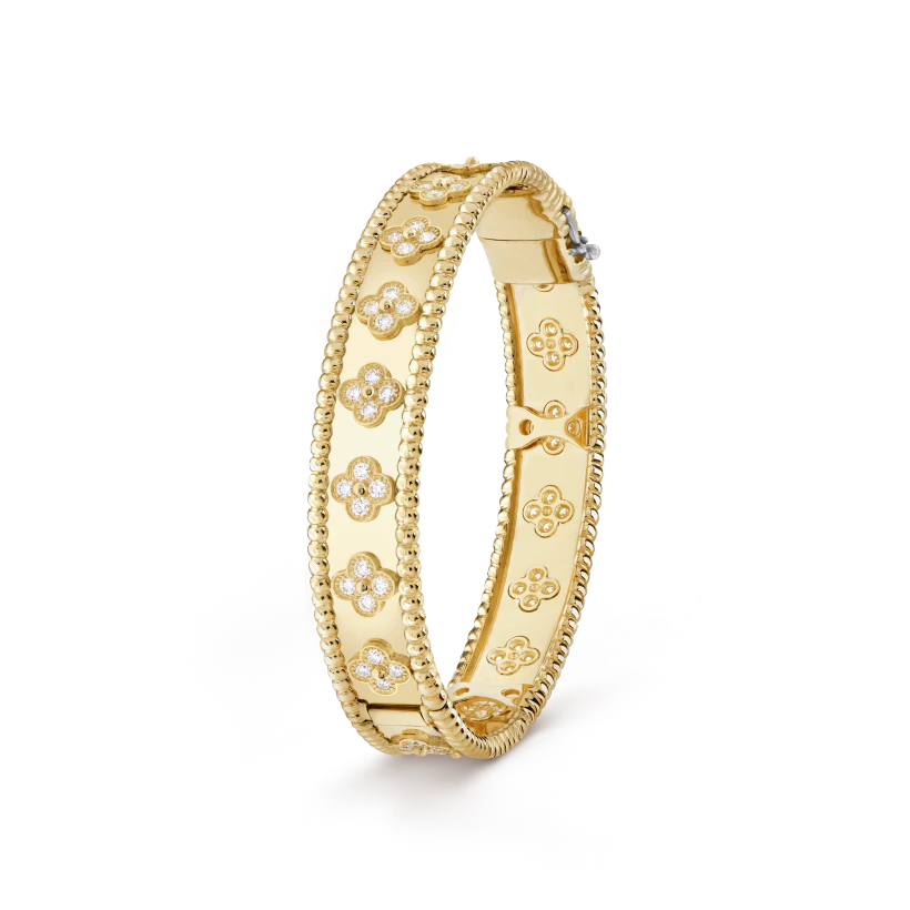 Van Cleef & Arpels Perlee clovers bracelet, small model