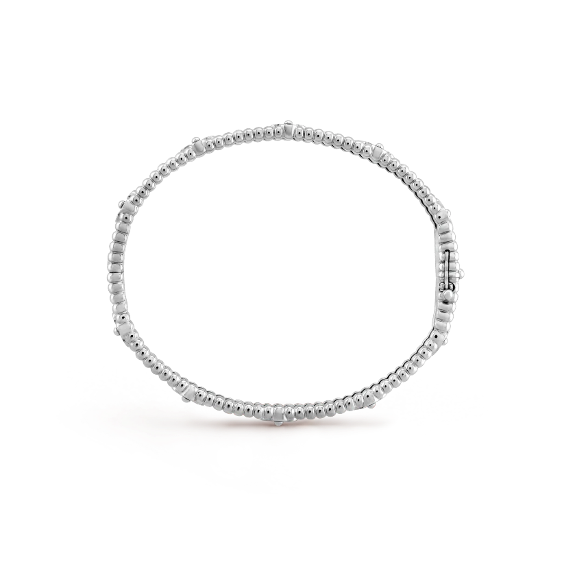 Van Cleef & Arpels Perlee sweet clovers bracelet, extra small model