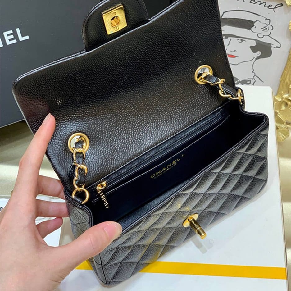 Chanel Mini Flap Bag Black A69900