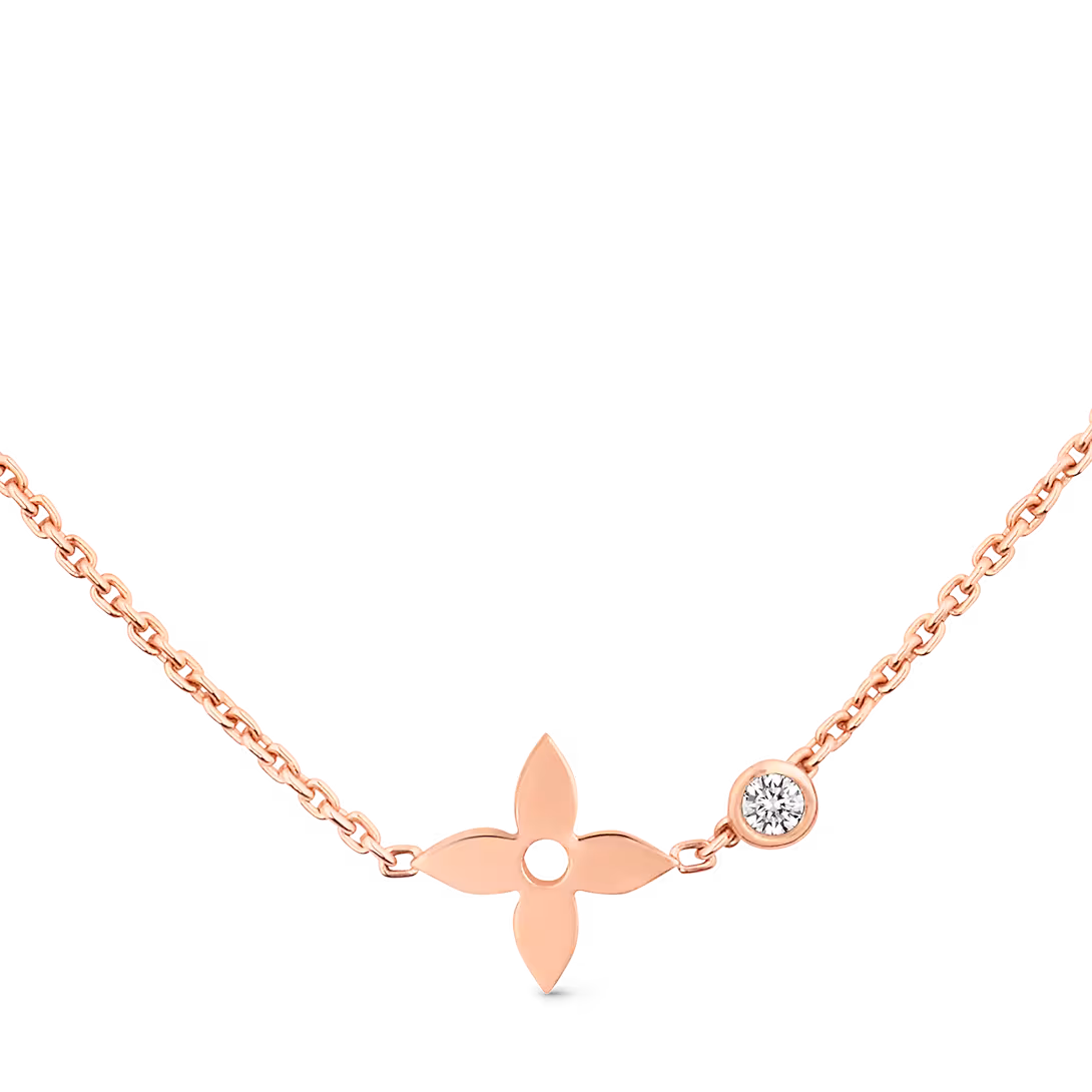 Louis Vuitton Idylle Blossom pendant, pink gold and diamond Q93281