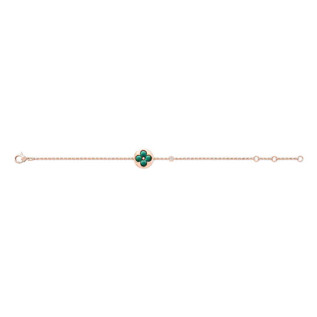 Louis Vuitton Color Blossom BB Sun Bracelet, Pink Gold, Malachite and Diamond