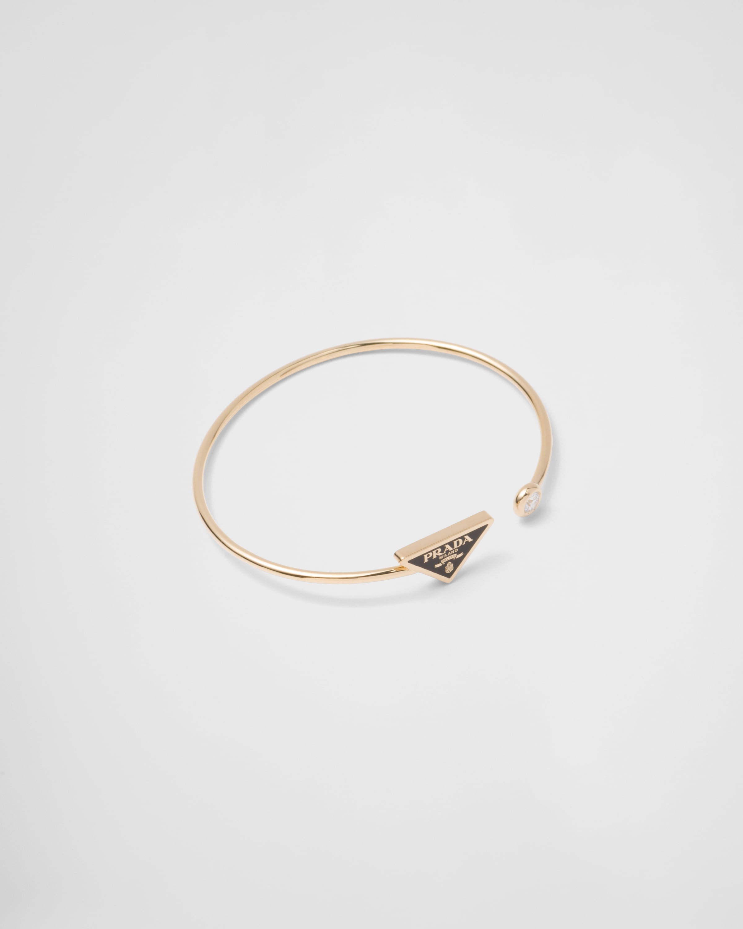 Prada Eternal Gold bangle bracelet in yellow gold with diamond