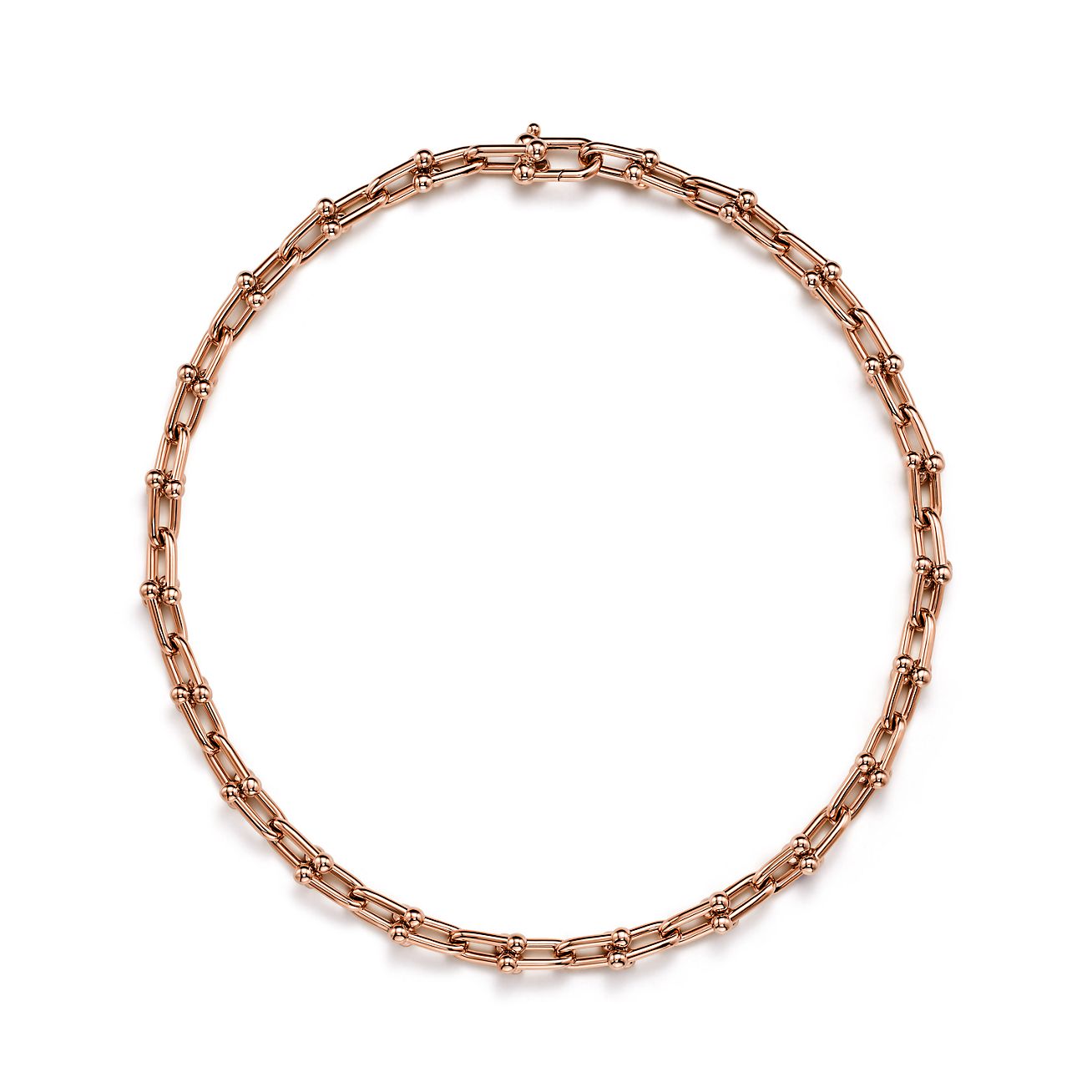 Tiffany & Co. HardWear Medium Link Necklace in Rose Gold