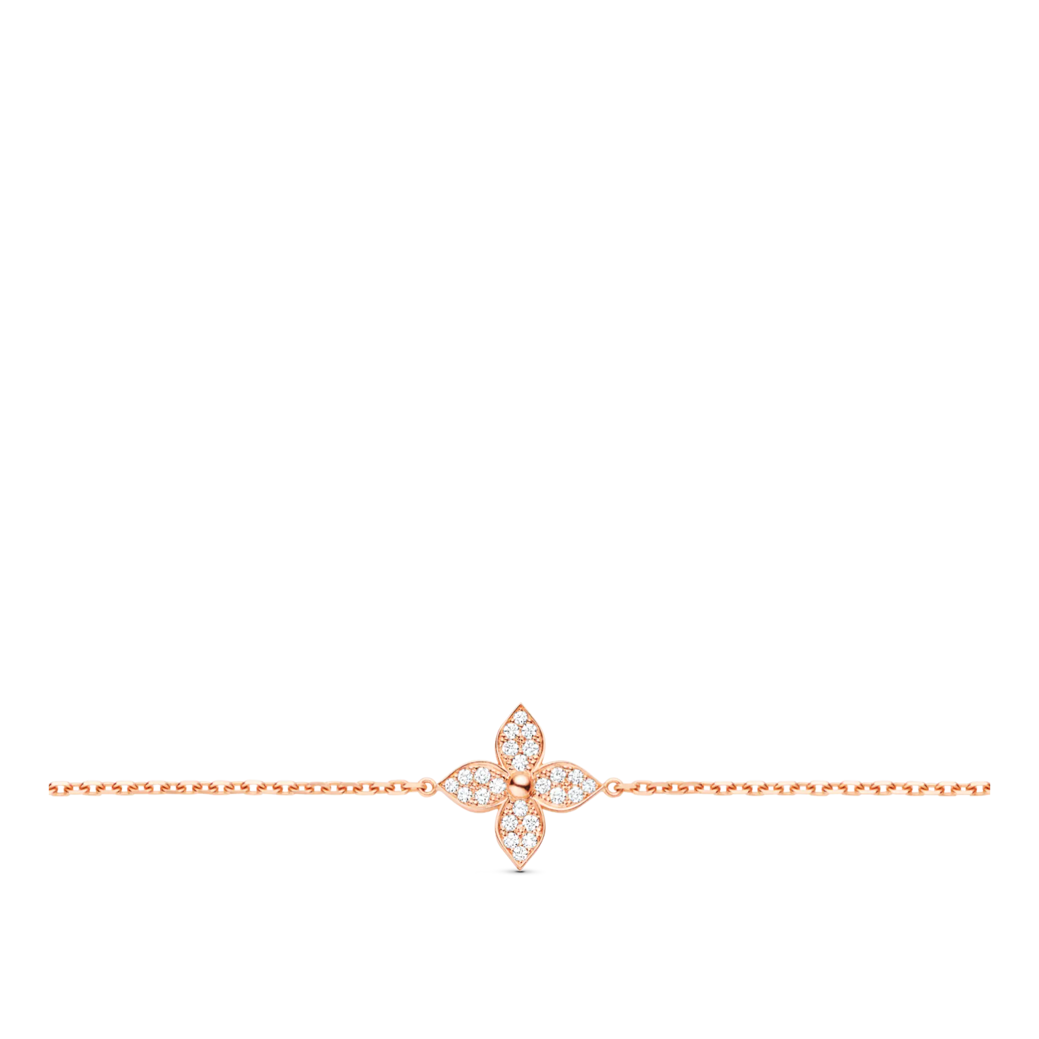 Louis Vuitton Star Blossom Bracelet, Pink Gold And Diamonds