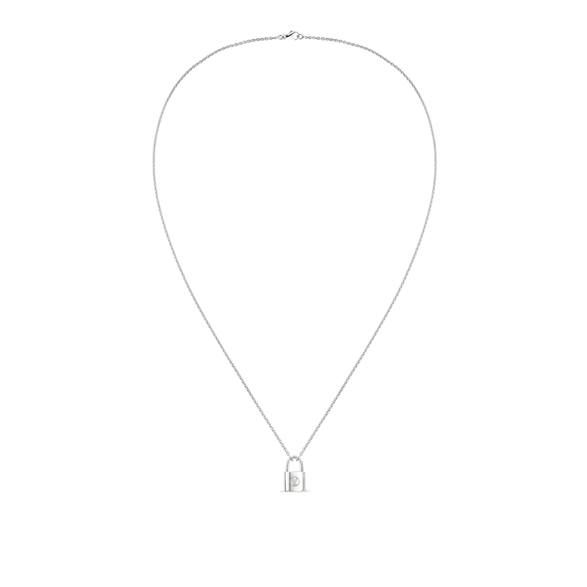 Louis Vuitton Silver Lockit pendant, sterling silver