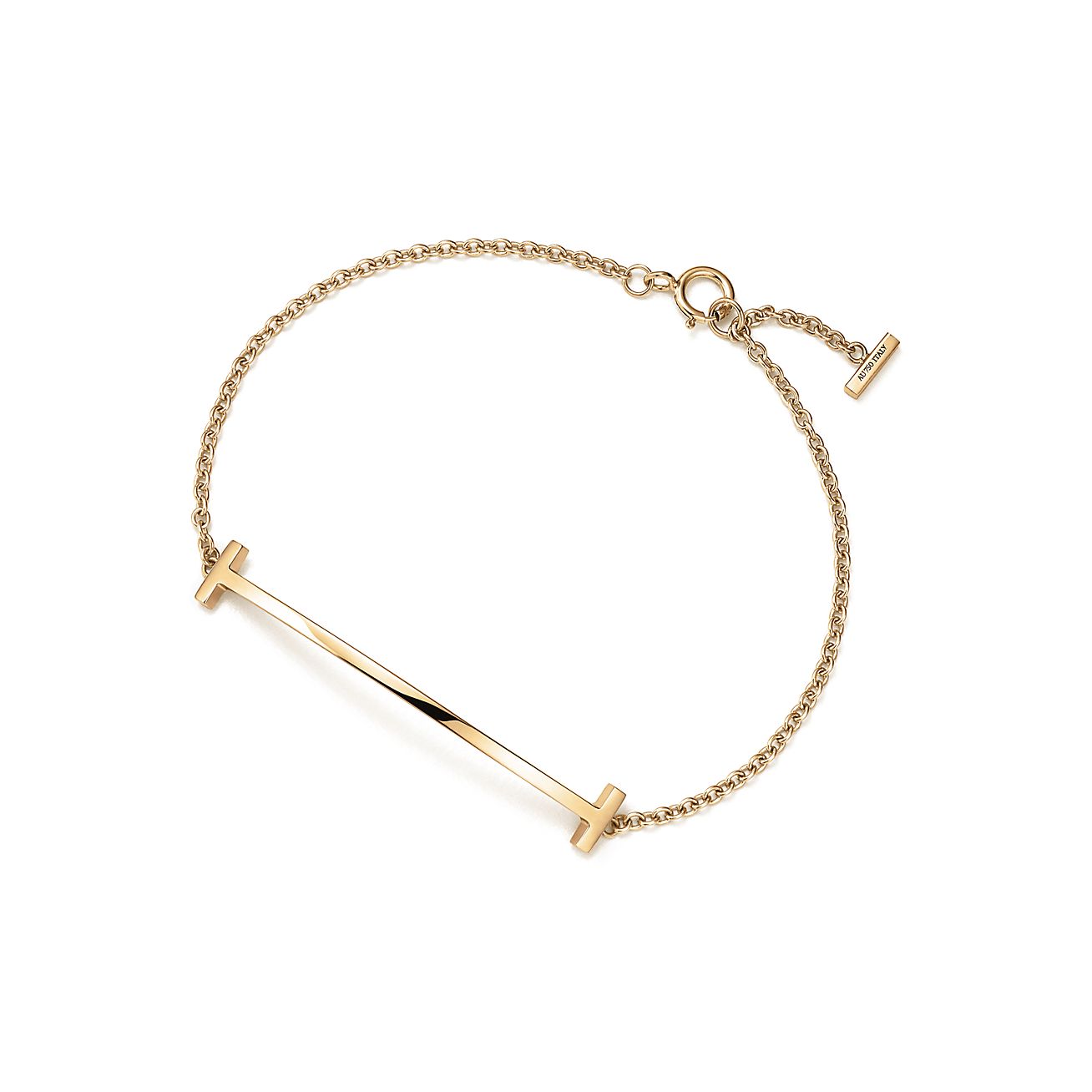 Tiffany & Co. T Smile Bracelet in Yellow Gold