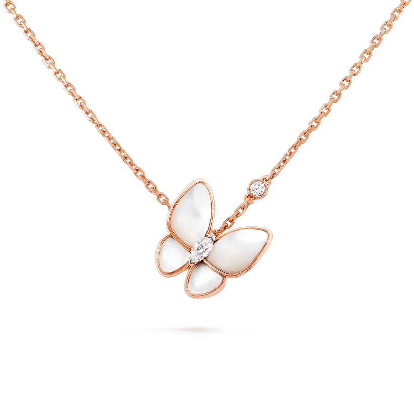 Two Butterfly Necklace