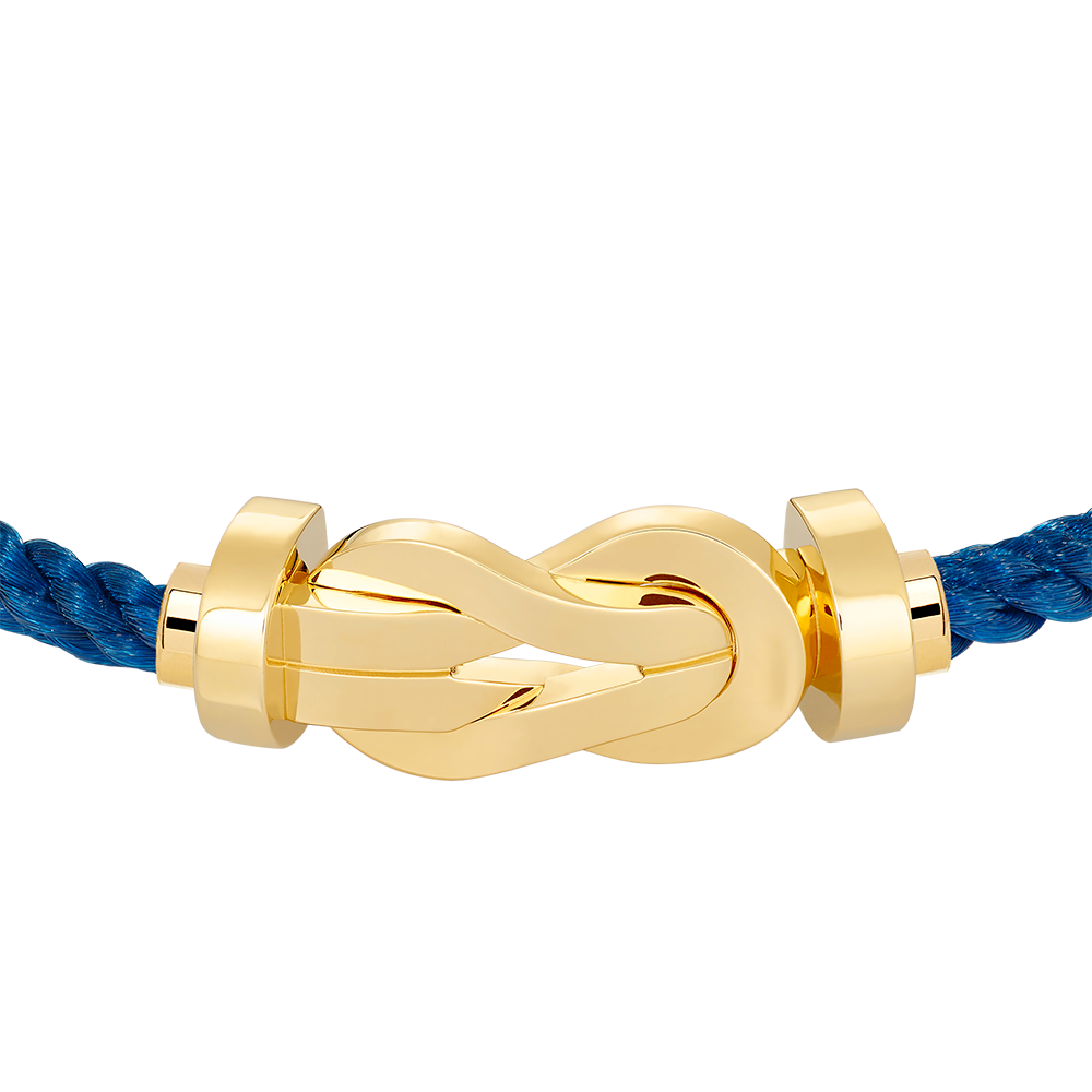 FRED CHANCE INFINIE BRACELET Stainless steel and gold plating YELLOW GOLD LARGE MODEL