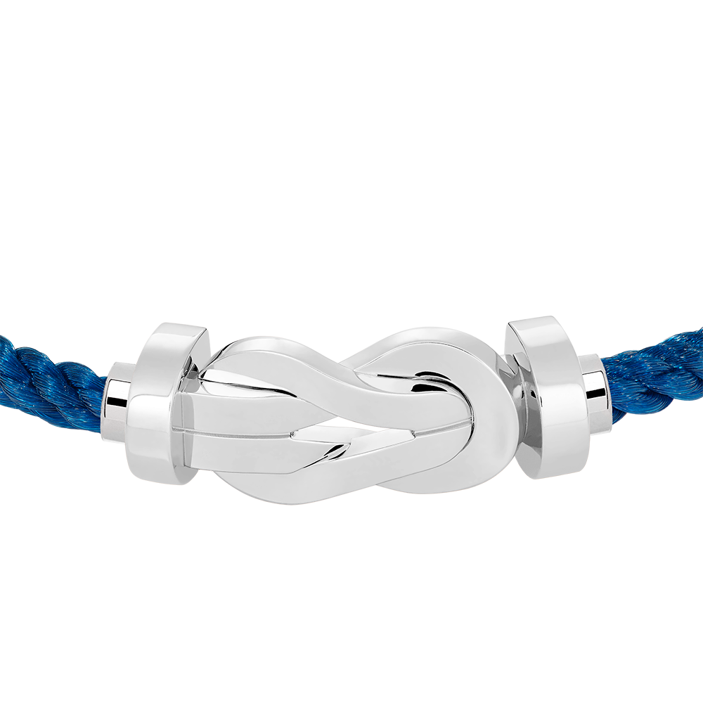 FRED CHANCE INFINIE BRACELET Stainless steel and gold plating WHITE GOLD LARGE MODEL