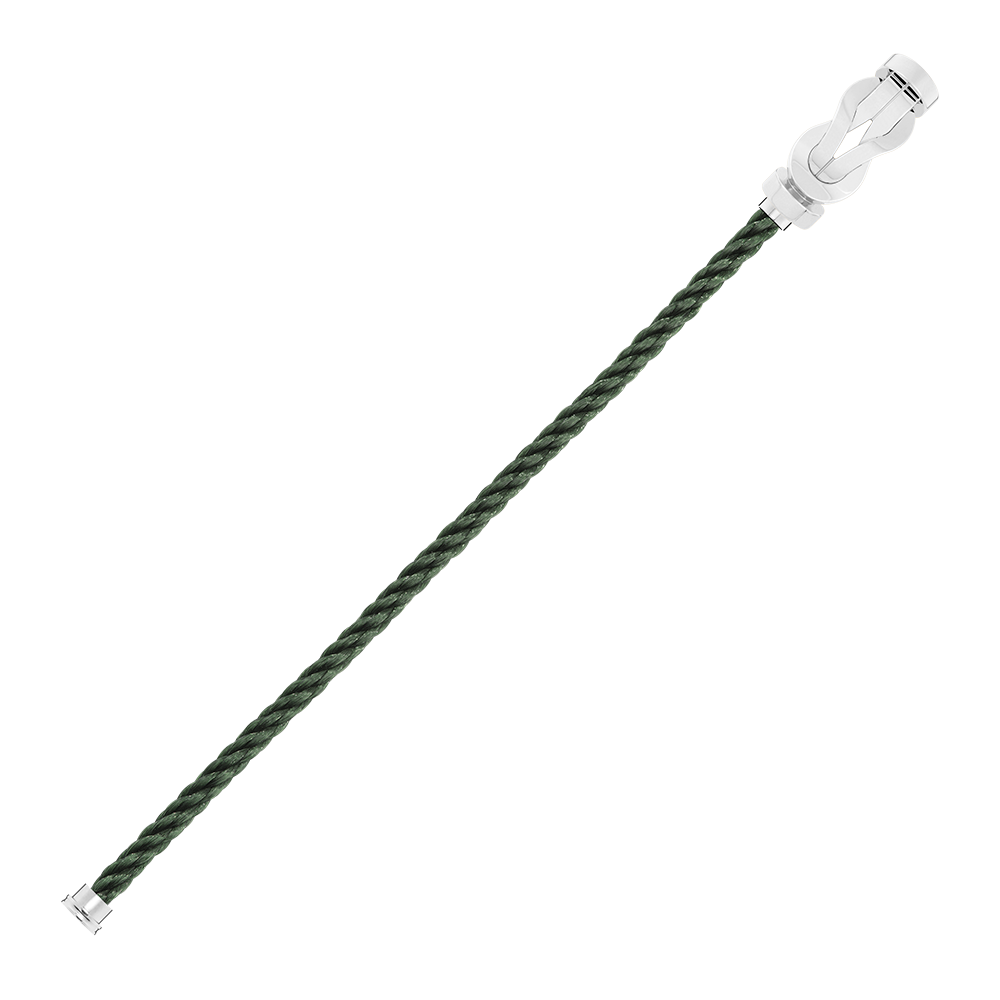 FRED CHANCE INFINIE BRACELET Stainless steel and gold plating WHITE GOLD LARGE MODEL