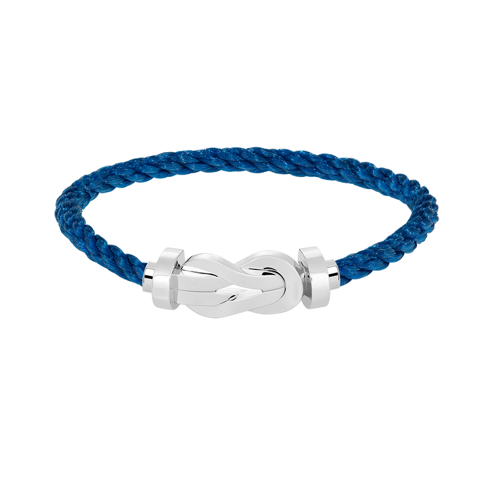 FRED CHANCE INFINIE BRACELET Stainless steel and gold plating WHITE GOLD LARGE MODEL