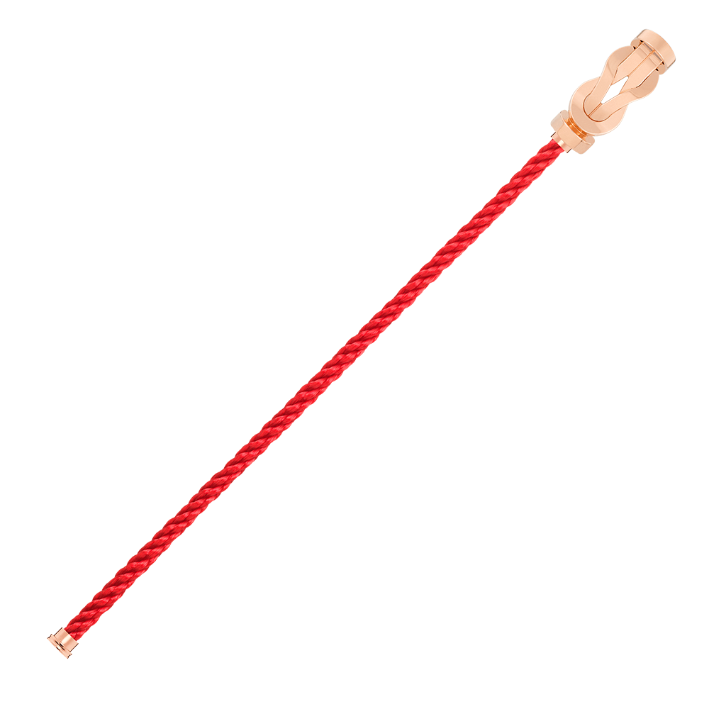 FRED CHANCE INFINIE BRACELET Stainless steel and gold plating PINK GOLD LARGE MODEL