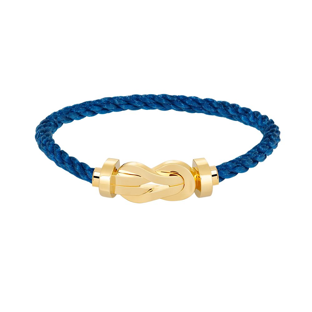 FRED CHANCE INFINIE BRACELET Stainless steel and gold plating YELLOW GOLD LARGE MODEL