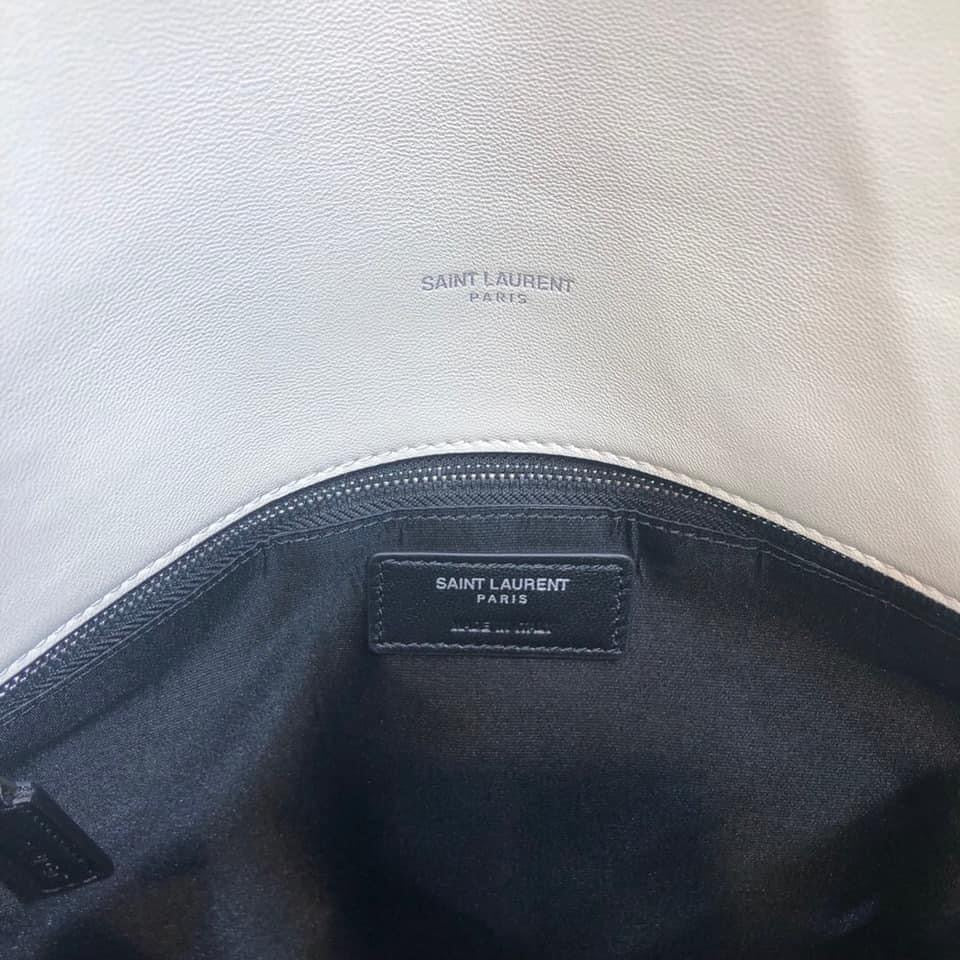 YSL PUFFER MEDIUM BAG IN QUILTED LAMBSKIN