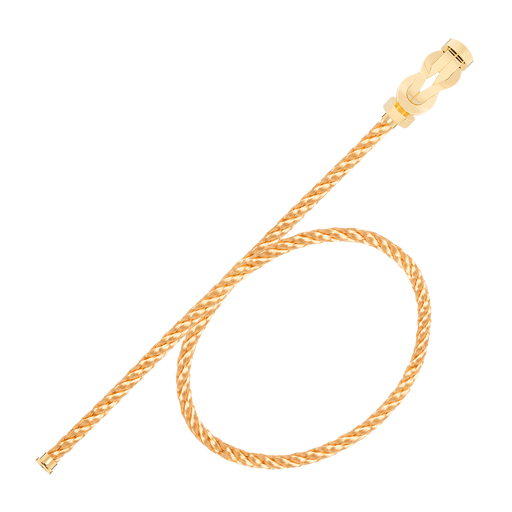 FRED CHANCE INFINIE BRACELET Stainless steel and gold plating YELLOW GOLD LARGE MODEL