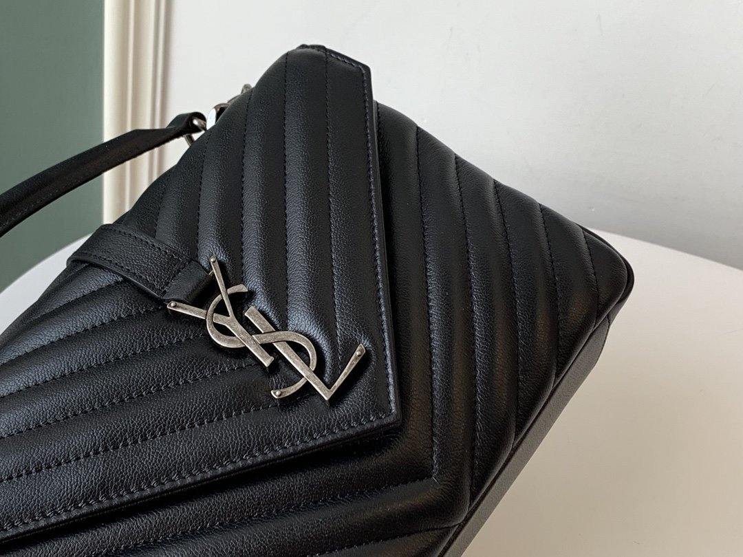YSL College Medium Quilted leather Bag