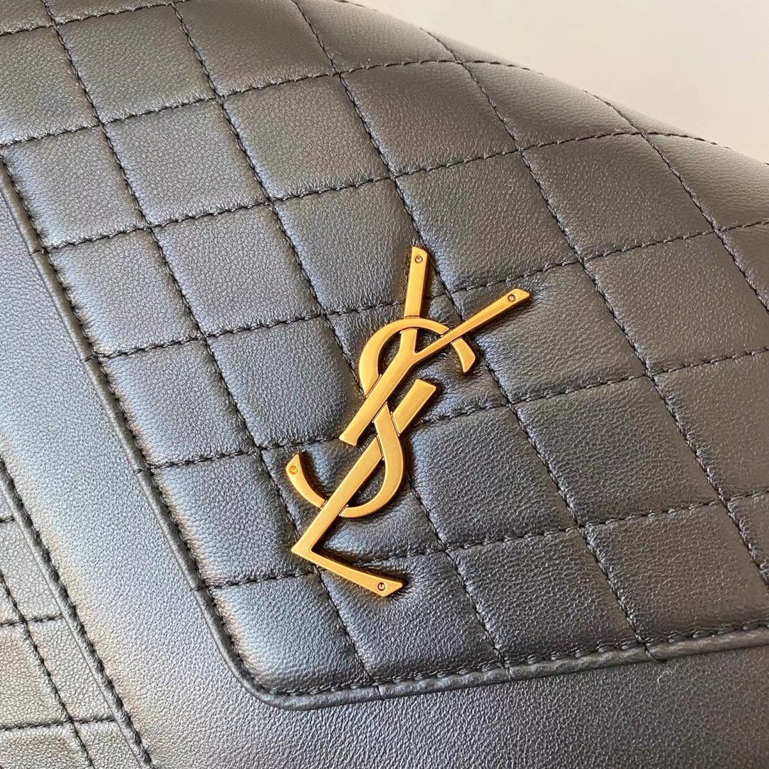 YSL Gaby Satchel Bag in Quilted Lambskin