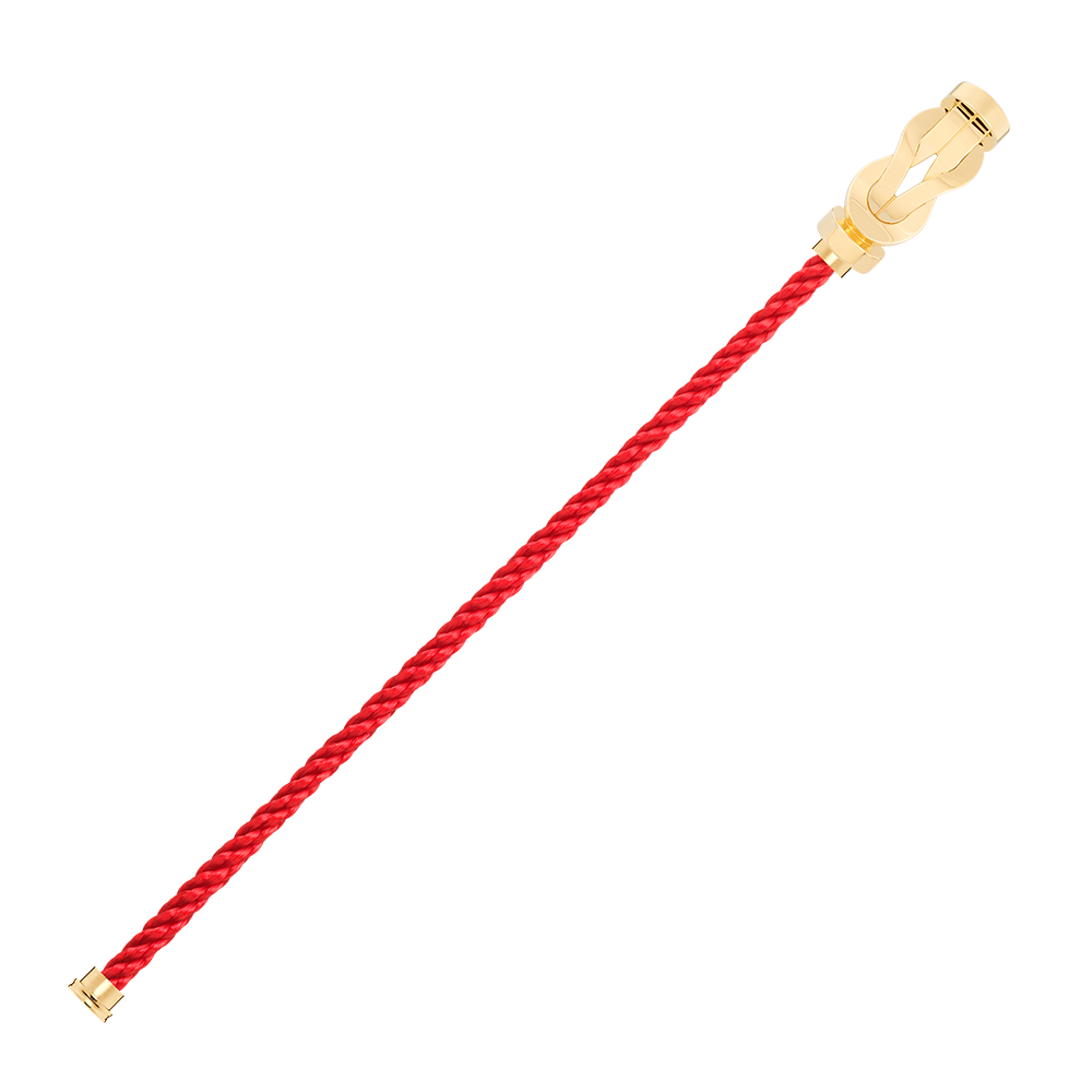 FRED CHANCE INFINIE BRACELET Stainless steel and gold plating YELLOW GOLD LARGE MODEL