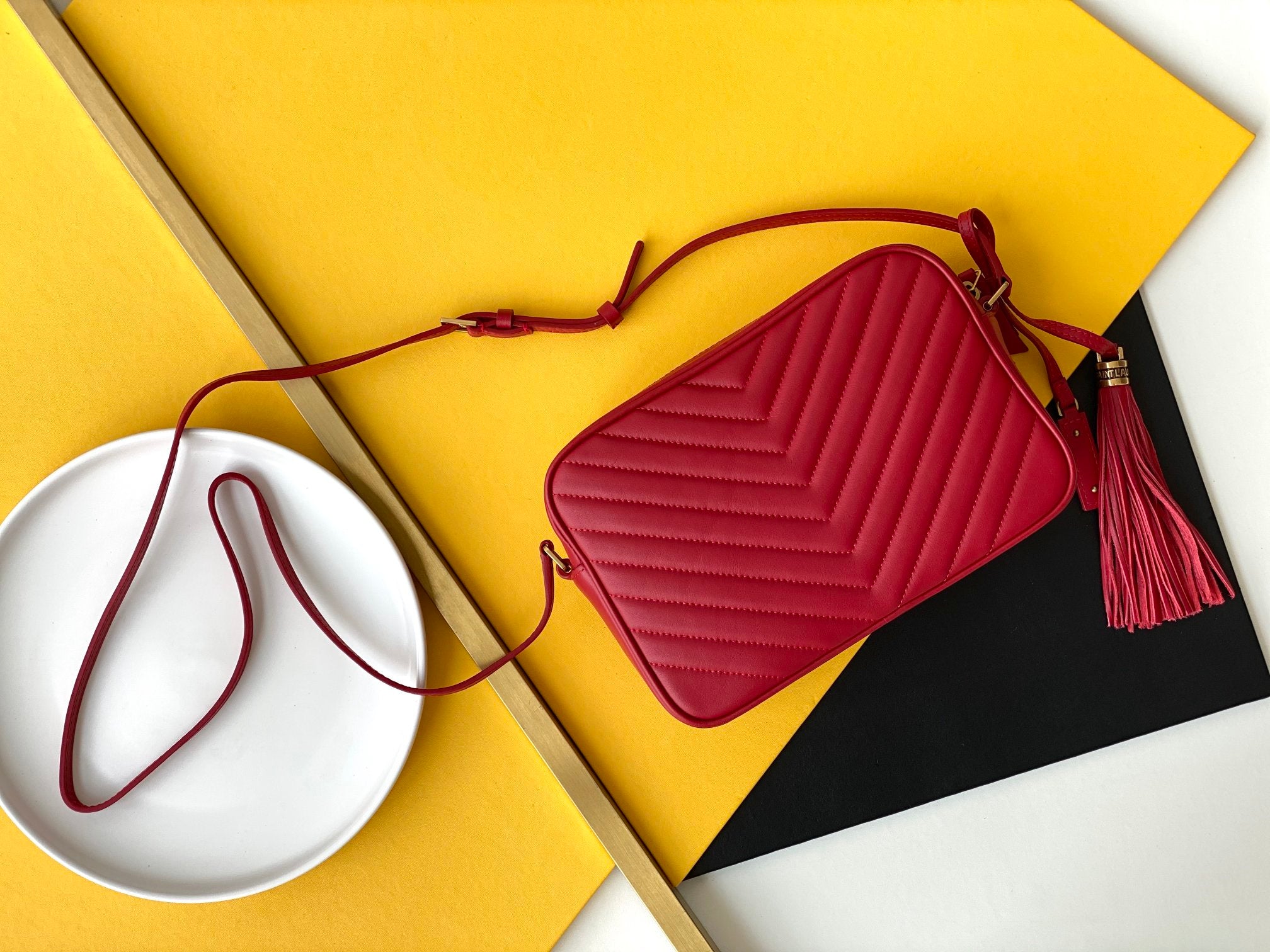 YSL Lou Camera Bag In Quilted Leather