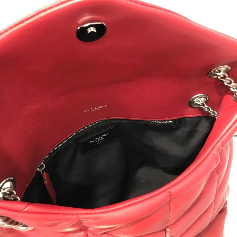 YSL PUFFER MEDIUM BAG IN QUILTED LAMBSKIN