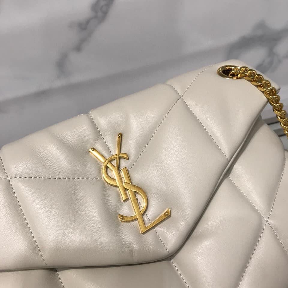 YSL PUFFER MEDIUM BAG IN QUILTED LAMBSKIN