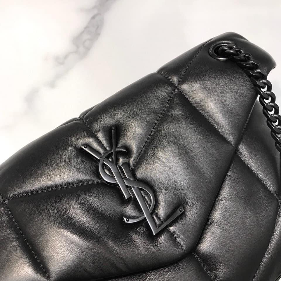 YSL PUFFER MEDIUM BAG IN QUILTED LAMBSKIN