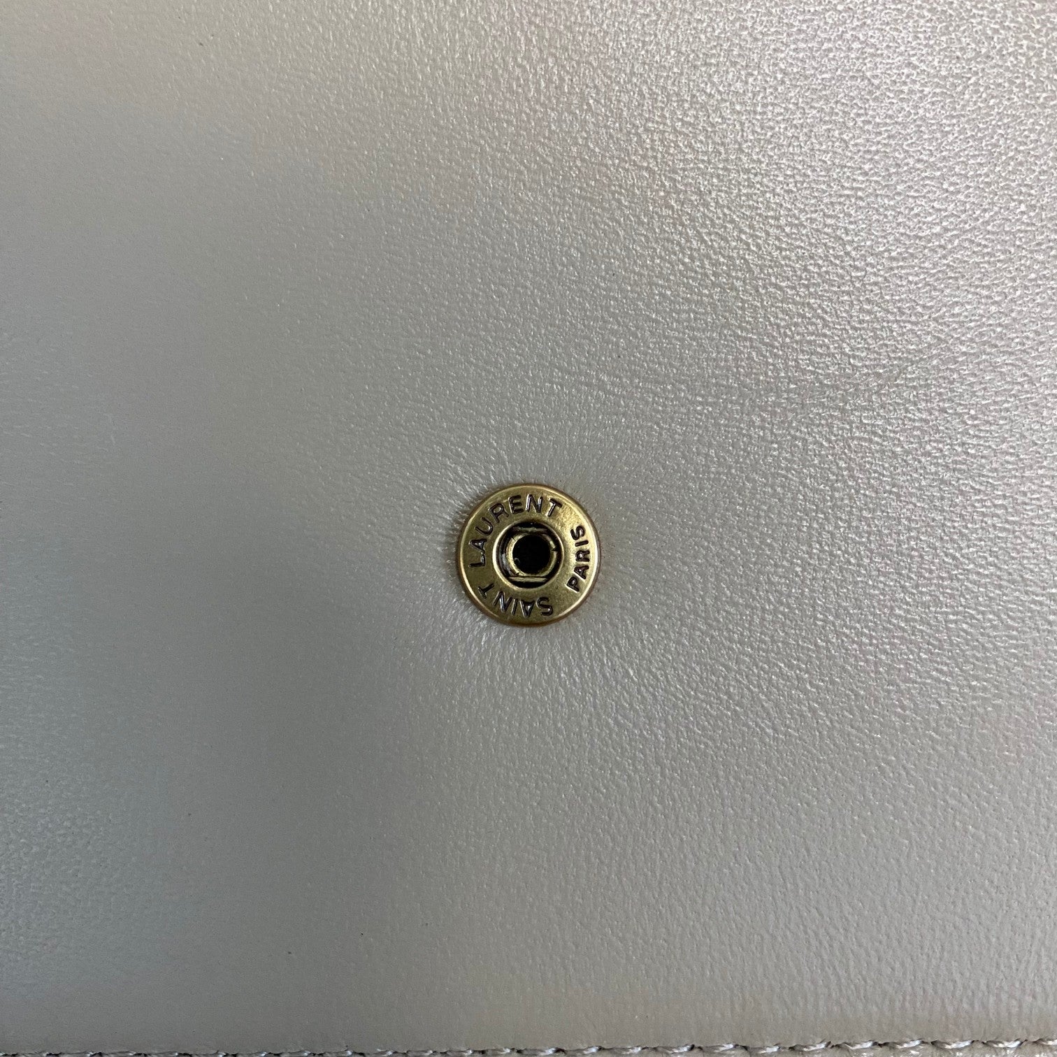 YSL Cassandre Envelope Chain Wallet In Smooth Leather