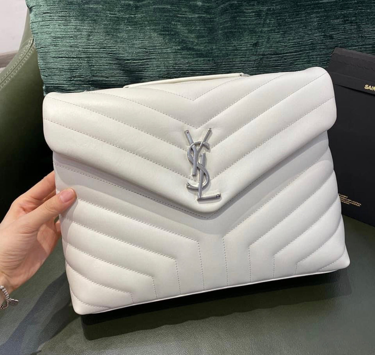 YSL Loulou Medium In Matelasse Y Leather