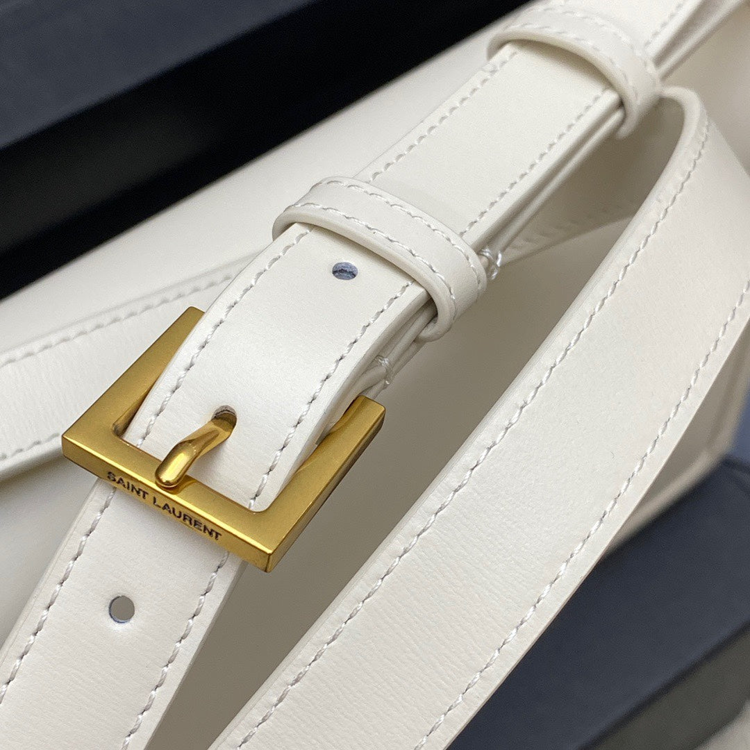 YSL Solferino Medium Satchel In Box Leather