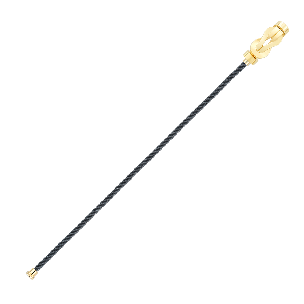 FRED CHANCE INFINIE BRACELET Stainless steel and gold plating YELLOW GOLD MEDIUM MODEL