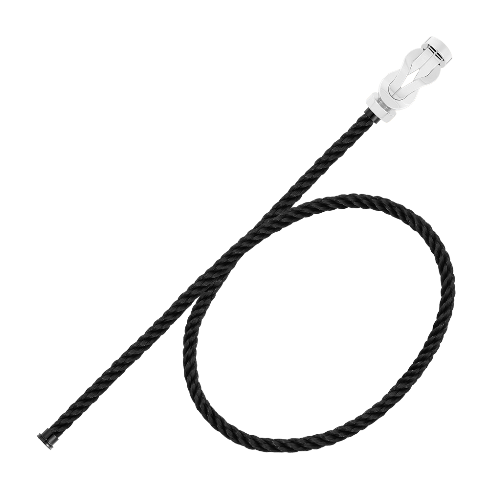 FRED CHANCE INFINIE BRACELET Stainless steel and gold plating WHITE GOLD LARGE MODEL