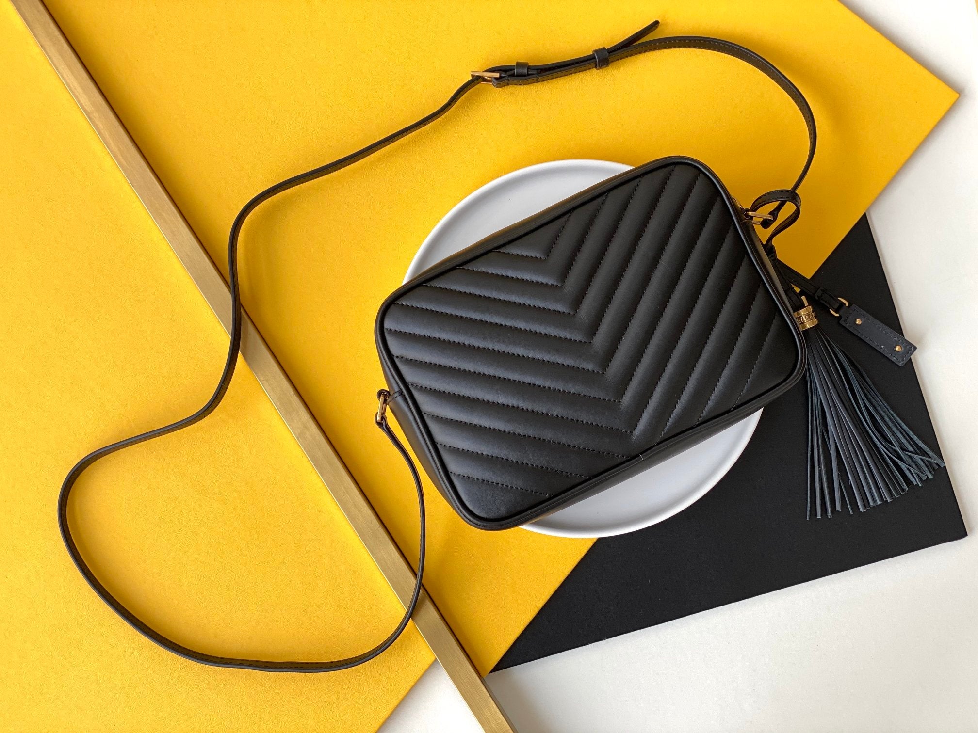 YSL Lou Camera Bag In Quilted Leather