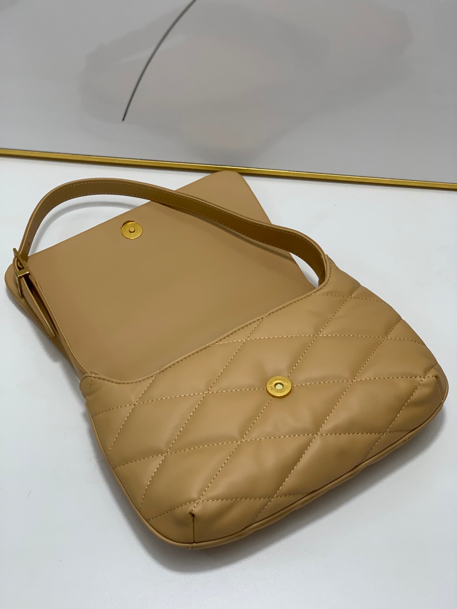 YSL LE 57 HOBO BAG IN QUILTED LAMBSKIN
